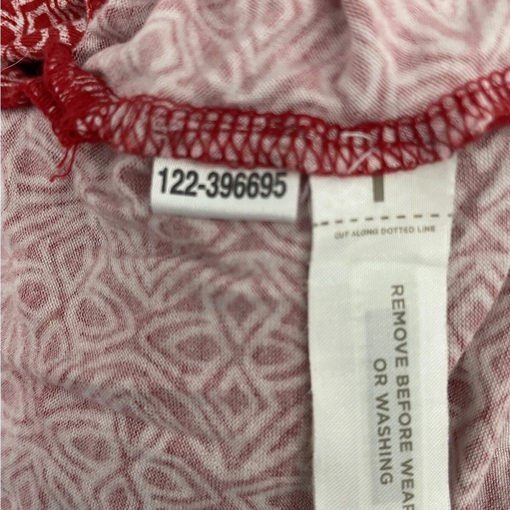 LOFT Red Patterned Dress - image 5